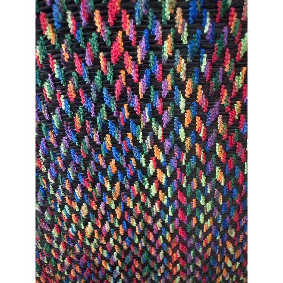 Handbag Republic Herringbone Moon Clutch Multicolor Small Crossbody NWT - Picture 4 of 9